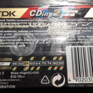 TDK - CDing 2 - Position Chrome 54- Cassette